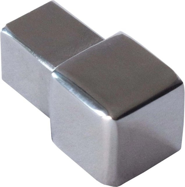 Dalsys Endstück Quadratprofil 10mm aus Edelstahl in Silber poliert - Bild 1