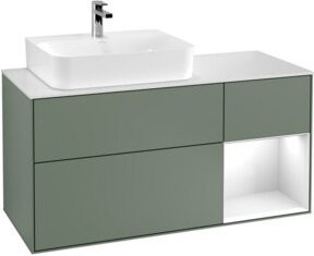 V&B Waschtischunterschrank Finion in Lackoptik, Breite: 120 cm, Tiefe: 50,1 cm, Höhe: 50,1 cm - Bild 1