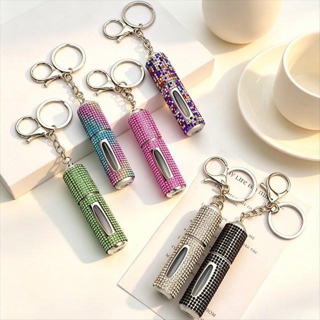 Gemosa Parfümzerstäuber mit Schlüsselanhänger, 5 ml, Damen - Bild 1