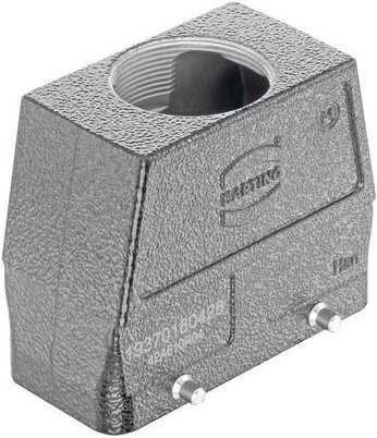 HARTING Tüllengehäuse 19 37 016 0428 in Grau aus Aluminium - Bild 1