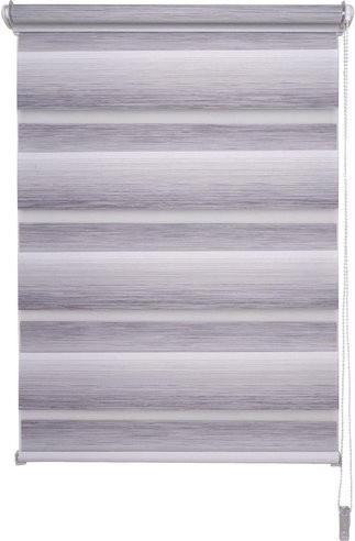 LIEDECO Duo-Rollo Klemmfix aus Polyester in Beige, semi-transparent, Breite: 150 cm, Höhe: 100 cm - Bild 1