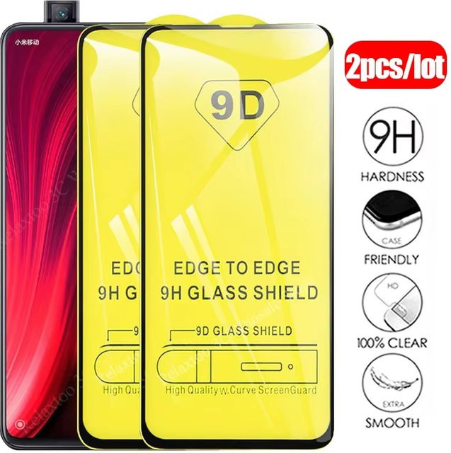 Xiaomi 9D Gehärtetes Glas Displayschutz Transparent für Poco F6 F5 F4 F3 M5S X6 X5 X4 X3 mi 14 13 12 Lite 11 10T 11T 12T 13T Pro - Bild 1