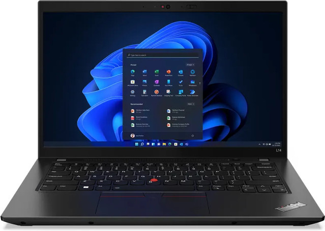 Refurbished Lenovo ThinkPad L14 G3 Laptop in Schwarz mit 14 Zoll Full HD, Intel Core i5-1235U, 16 GB RAM und 512 GB SSD - Bild 1