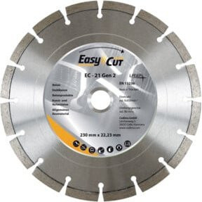 CEDIMA Diamant-Trennscheibe EC-21.2 für Beton und Stein, Farbe: Silber, Durchmesser: 230 mm, Breite: 2,4 mm, Bohrung: 22,23 mm - Bild 1
