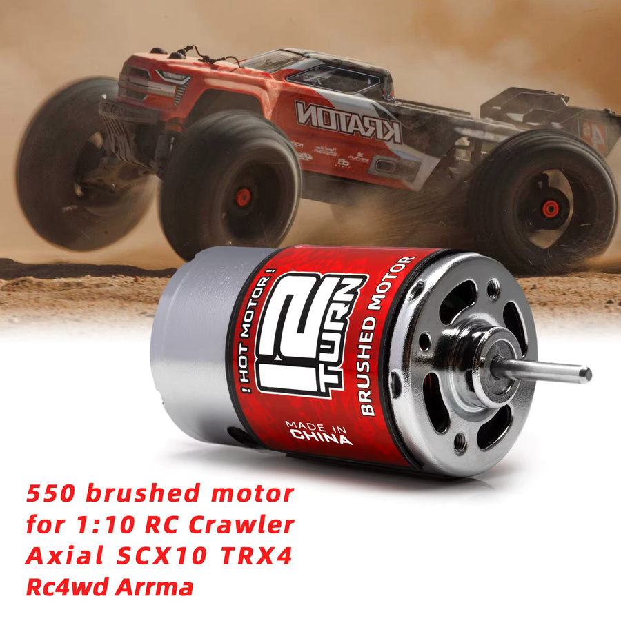 RCZIPROY RC 550 Bürstenmotor 10T-65T ESC 320A Combo Set, 1:10, Wasserdicht - Bild 1