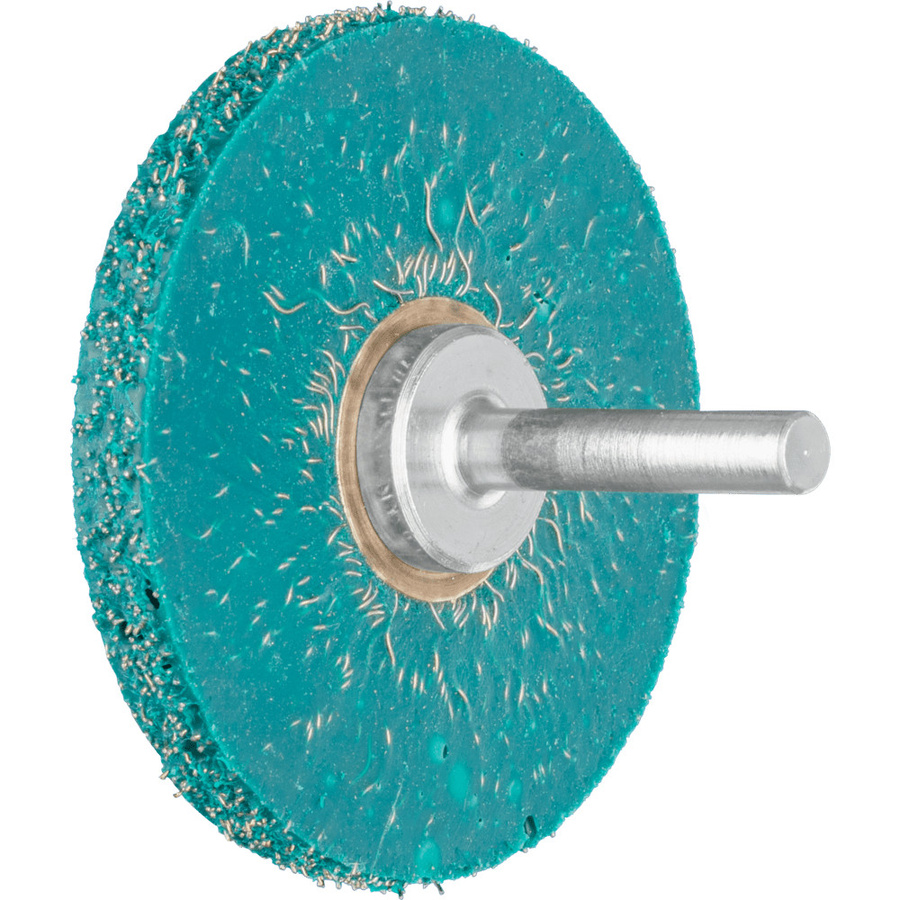 PFERD TOOLS Vulkanisierte Rundbürste RBV weich ungezopft für Metall und Holz mit Stahl-Draht-Ø 0,30 mm, Durchmesser: 63 mm, Schaft-Ø: 6 mm - Bild 2