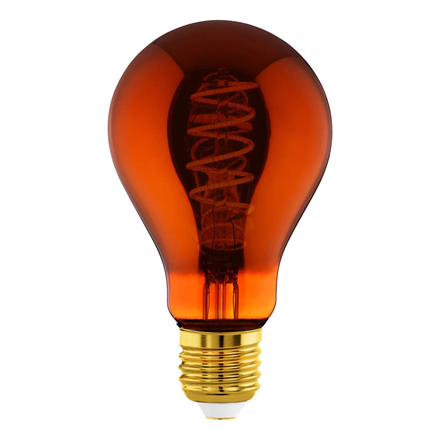 Eglo LED Leuchtmittel E27 Globeform in Kupfer mit warmweißem Licht 2000 K und 4 W - Bild 2
