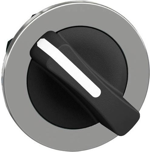 Schneider Electric ZB4FDCUST01 Wahlschalter-Frontelement aus Metall in Schwarz - Bild 1