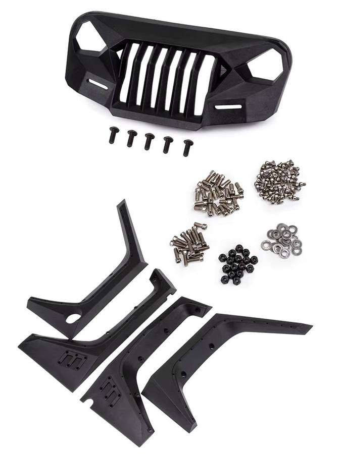 Axial Angry Front Grille Wheel Eyebrow Dekorationsset, Zubehör, 1:10 - Bild 3