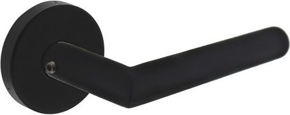 Intersteel Türdrücker Jura aus Edelstahl in Schwarz, Durchmesser: 53 mm, Tiefe: 10 mm - Bild 1
