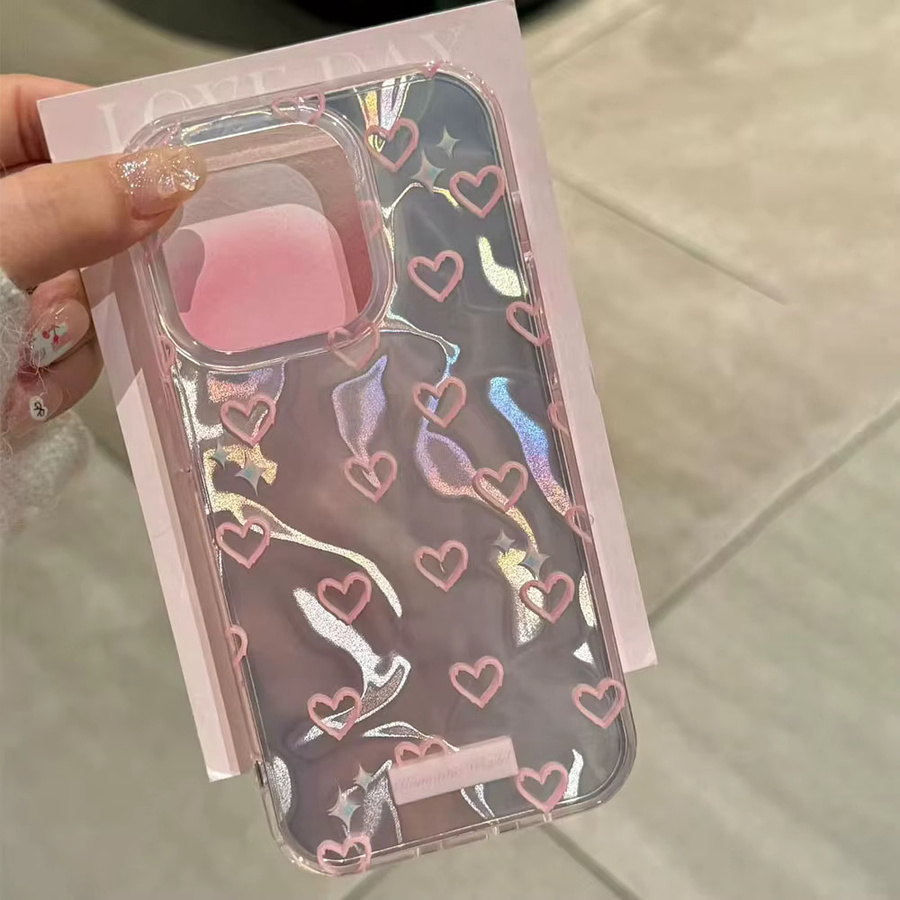 Handytasche mit Rosa Herz Design für Samsung Galaxy A55 A16 A07 A17 A26 A36 A56 A25 A35 A14 A34 A54 A15 A13 A32 A12 - Bild 2