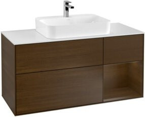 V&B Waschtischunterschrank Finion Walven in Weiß, Breite: 120 cm, Tiefe: 50,1 cm, Höhe: 50,1 cm - Bild 1