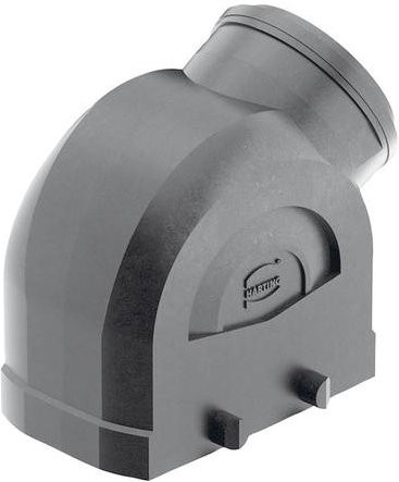 HARTING Tüllengehäuse aus Kunststoff in Grau, Artikelnummer 19 43 010 0525 - Bild 1