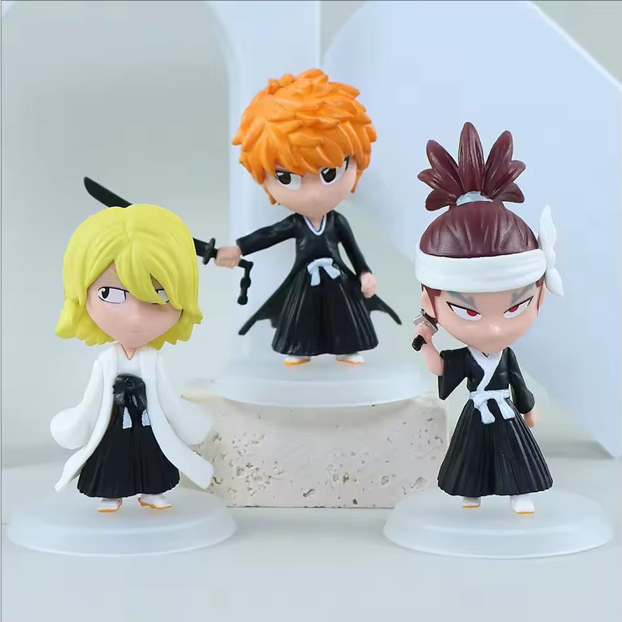 ZXZ Bleach Anime Figur Ichigo aus PVC in Schwarz und Multicolor als Schreibtisch Dekoration - Bild 3