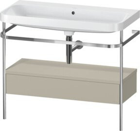 Duravit Möbelwaschtisch-Kombi Happy D.2 Plus in Weiß, B/T: 97,5 x 49 cm - Bild 1