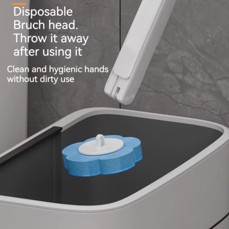 Set aus Einweg WC-Pinsel Köpfen als Refill Ersatz in Gelb für die Badreinigung - Bild 4