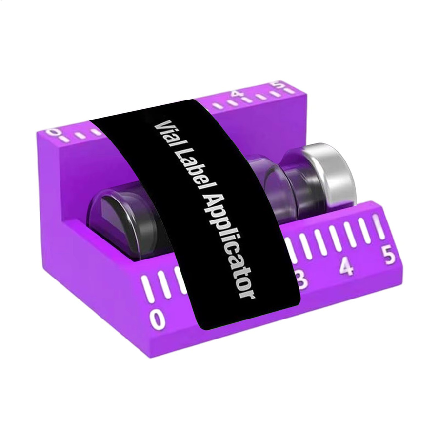 Fläschchen-Etikettenapplikator in Schwarz aus Kunststoff für 3 ml und 10 ml Flaschen - Bild 2