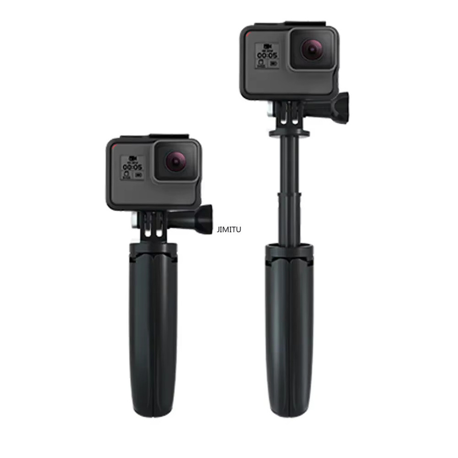 Tragbares Mini Vlog Stativ für GoPro und Action Kameras in Schwarz - Bild 2