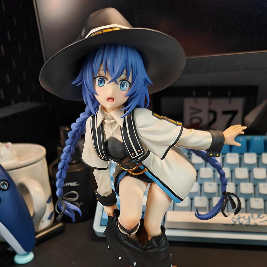 Yiran toy 1 Magierin Roxy Migurdia Actionfigur Mushoku Tensei: Jobless Reincarnation PVC Anime Figur Statue 25cm - Bild 3