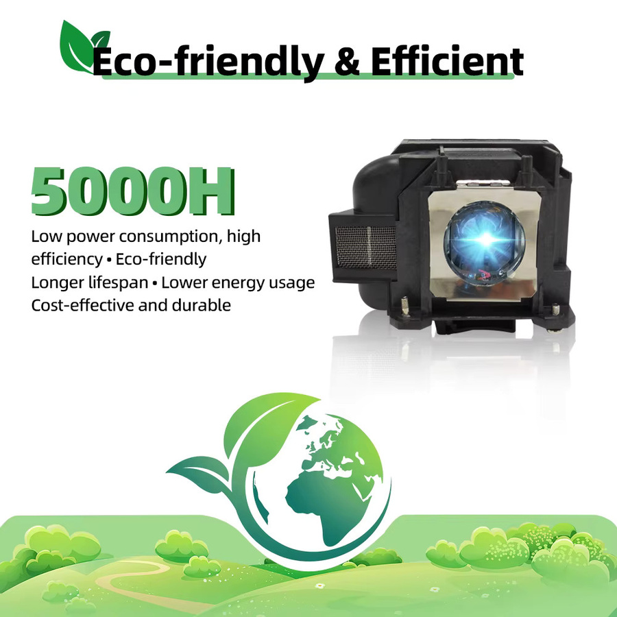 Epson Projektor Lampe ELPLP78 ELPLP88 ELPLP87 in Schwarz für EB-X03 EB-X18 EB-X20 EB-X24 EB-X25 EH-TW490 EH-TW5200 EH-TW570 EX3220 - Bild 3