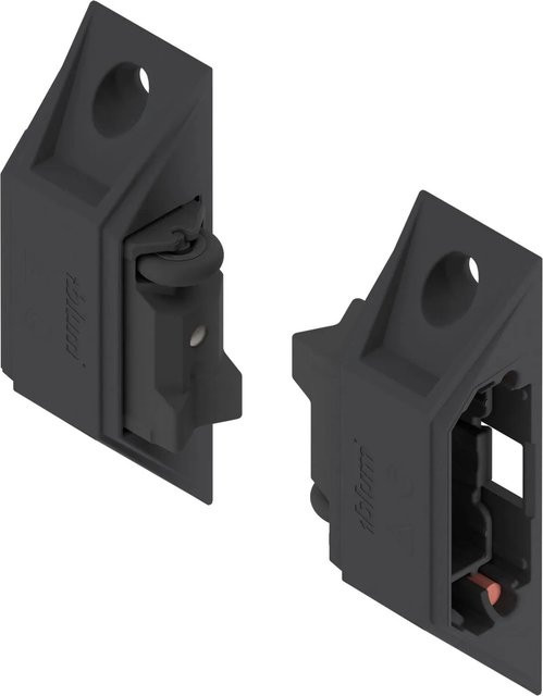 Blum Türabstützung Revego Uno für Blum Pocketsystem, 2 Stück, Schwarz - Bild 1