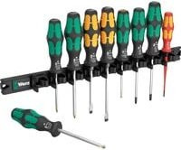 Wera Kraftform Magnetleiste 9650 Schraubendreher-Satz, 9-teilig, multicolour - Bild 1
