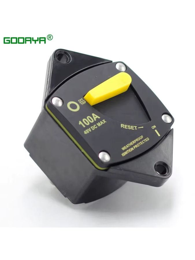 Automatischer Sicherungsautomat ZRGAE für Auto, Motorrad und Solarenergie, 12V 24V, Farbe: Schwarz - Bild 1
