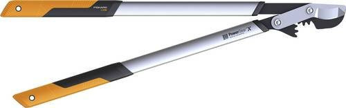 Fiskars PowerGearX LX98-L Bypass-Getriebeastschere in Schwarz und Orange aus Stahl, Kunststoff und Aluminium - Bild 1