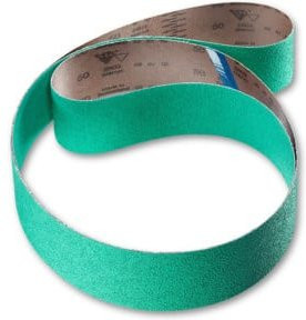 Sia Schleifband P60 für Bandschleifer, Farbe: Grün, B: 7,5 cm, L: 225 cm - Bild 1