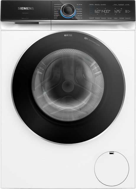 Siemens iQ700 WG44B20G0 Stand-Waschmaschine mit Frontlader, Weiss, 9 kg, 1400 U/min - Bild 1