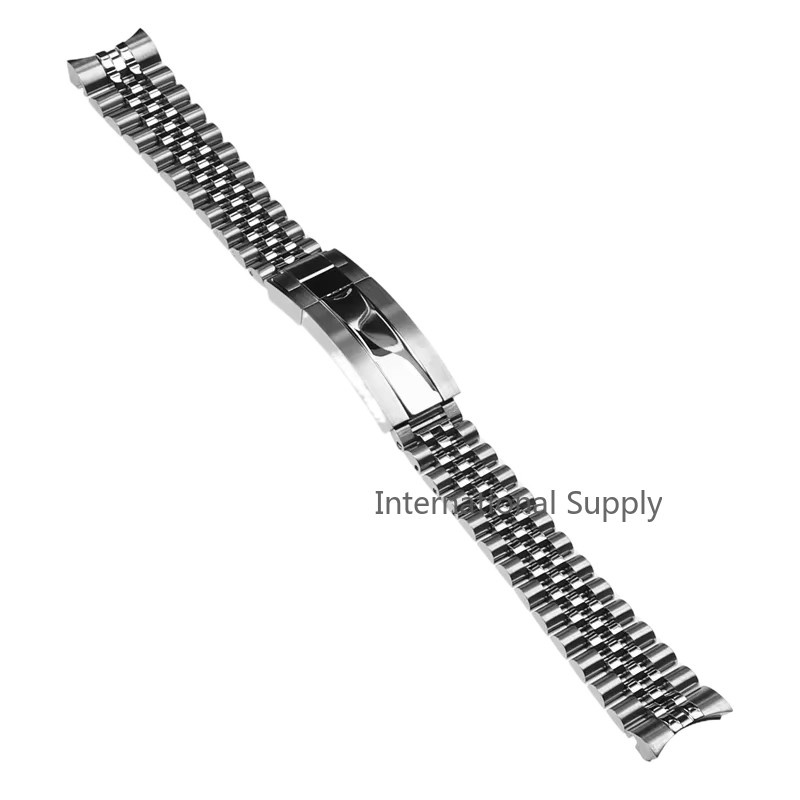 Uhrenarmband Oyster Presidential Millennium, Edelstahl, 20 mm, Silber, Unisex - Bild 2