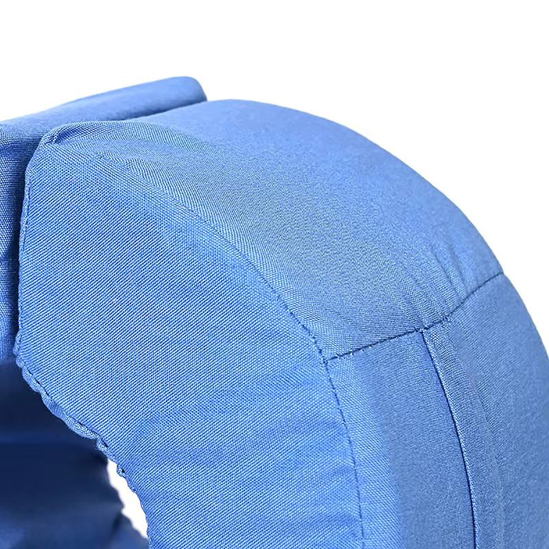 AACAR Donut Fußkissen aus Memory Foam in Blau als Anti-Dekubitus Knie- und Knöchelschutz für Senioren - Bild 3