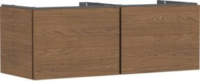 Waschtischunterschrank hansgrohe Xilesa E mit 2 Schubladen in Eiche Kaschmir, Breite: 137,5 cm, Tiefe: 55 cm - Bild 1