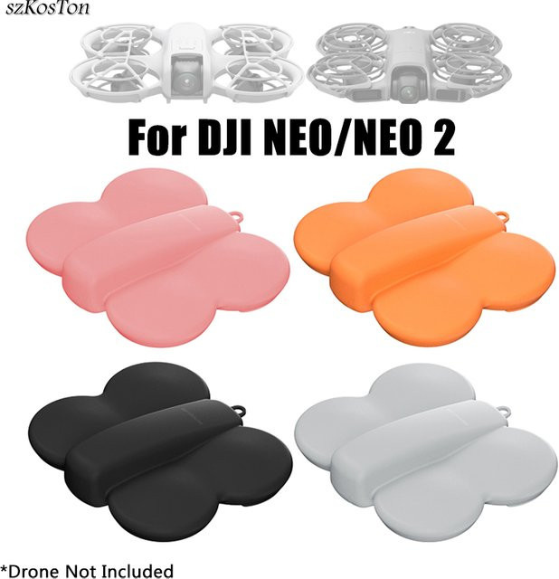 DJI Schutzhülle für DJI Neo und NEO 2 Drohne, Schmetterlingsförmige Tragetasche in Grau mit Aufprallschutz und Staubschutz - Bild 1