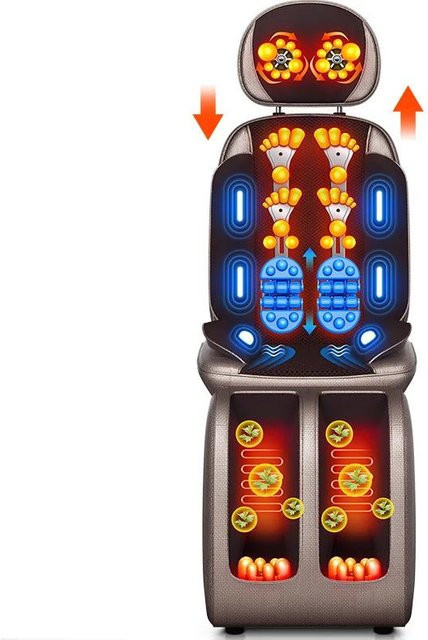 Binchi Health Electronics Elektrischer Massagesessel mit Ganzkörper-Knetfunktion, Infrarot-Heizung, Shiatsu-Massage und Vibration für Nacken, Rücken, Taille und Beine - Bild 1