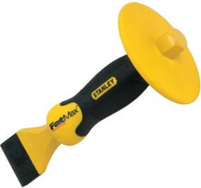 Stanley FatMax Maurermeisel mit Handschutz in Stone und Yellow, Breite: 45 mm - Bild 2