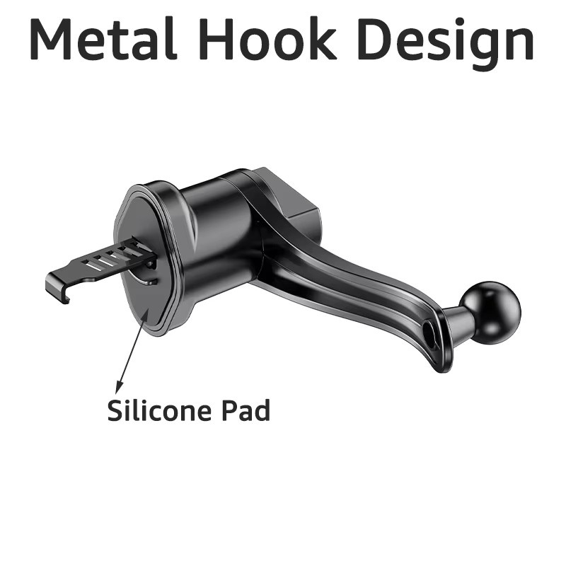 Untoom Magnetische Auto-Handyhalterung für MagSafe in Schwarz, starke Magnet-Lüftungsschlitz-Halterung für iPhone 15 16 17 Serie und Xiaomi - Bild 2