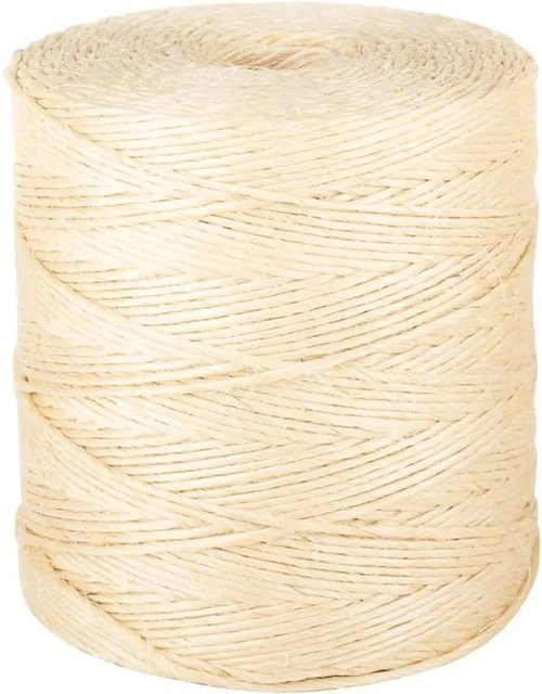 vidaXL Sisalseil aus Naturfasern, beige, Durchmesser: 2 mm, Länge: 300 m - Bild 1