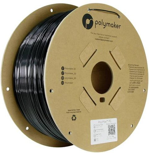 Polymaker PolyMax PC Polycarbonat Filament Schwarz 1,75 mm 3 kg - Bild 1
