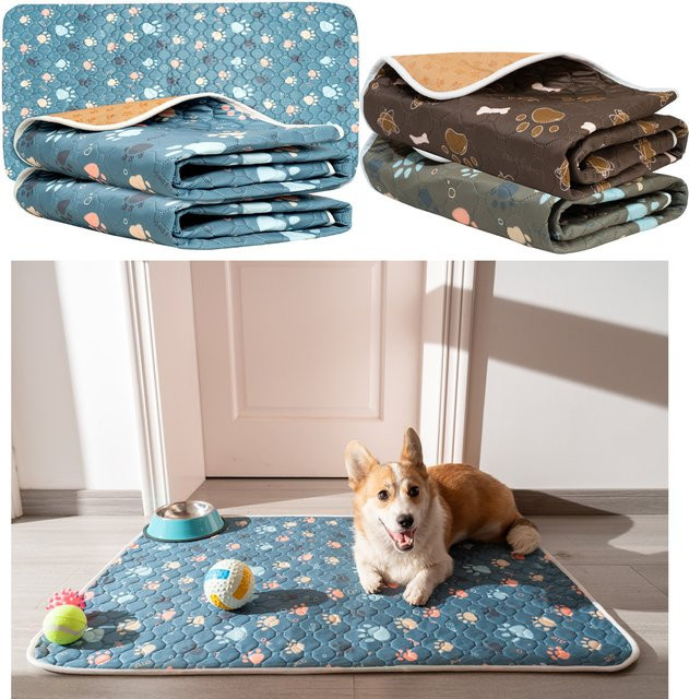 BIAI Haustier-Matte wasserdicht und rutschfest, waschbare und hochsaugfähige Unterlage für Hunde und Katzen - Bild 1