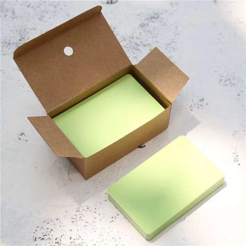 100 Stück Blanko Spielkarten aus weißem Hartpapier für DIY Brettspiele und handgemachte Postkarten - Bild 3