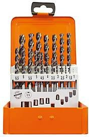 Projahn Spiralbohrer-Set UF-L aus HSS-Co, 19-teilig, Ø 1–10 mm in orangefarbener Bohrerkassette - Bild 1