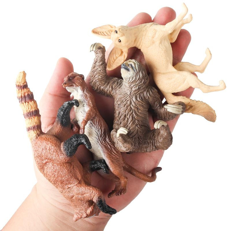 Oenux Wildtiere Spielfiguren 4-teiliges Set ab 3-6 Jahren - Bild 2