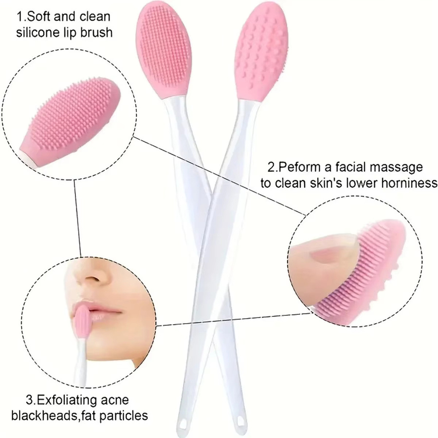 Beidseitiger Nasen-Peeling-Pinsel für das Gesicht, Unisex - Bild 2