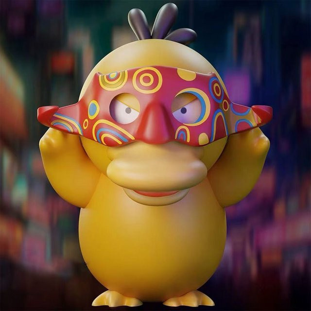 Yiran toy 1 Pokémon Psyduck Gengar Maske, Actionfigur, ab 14 Jahren - Bild 1