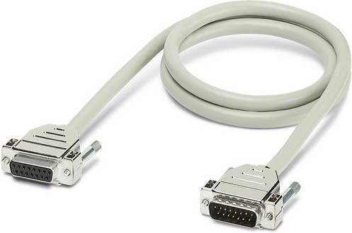 Phoenix Contact SPS-Verbindungsleitung CABLE-D15SUB/B/S/ 50/KONFEK/S 2302052 in Grau - Bild 1