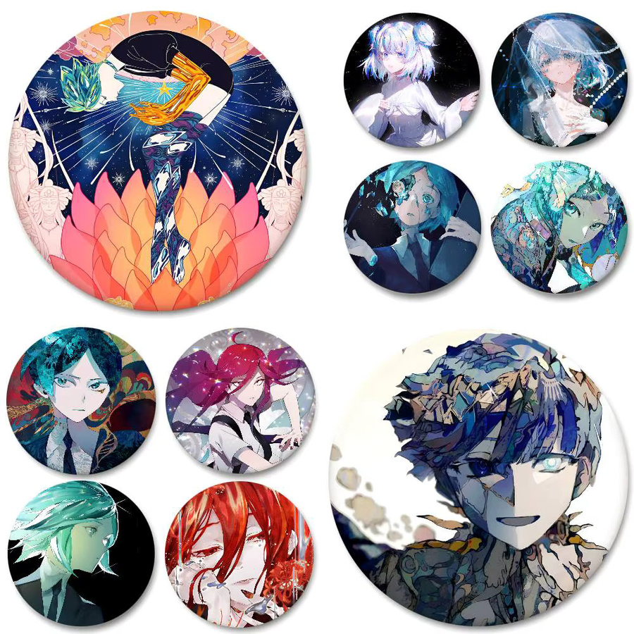KAYOU Brosche Anime Houseki No Kuni, Runde Anstecknadel - Bild 2