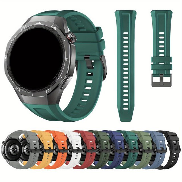 Huawei Uhrenarmband Silikon, 22 mm, mehrfarbig - Bild 1