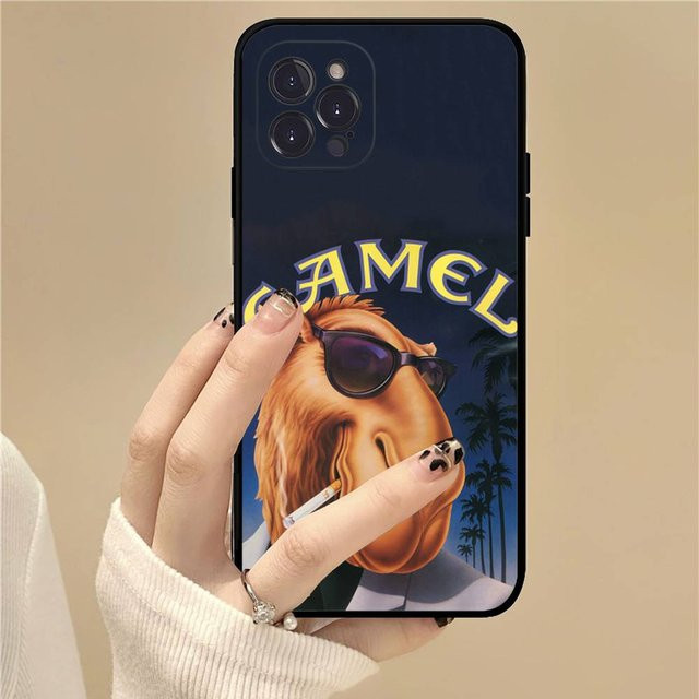 Handyhülle im Vintage Camel Zigaretten Design für Apple iPhone Modelle (iPhone 16 15 14 13 12 11 Pro Max Mini Plus X XS 7 6) in Multicolour - Bild 1