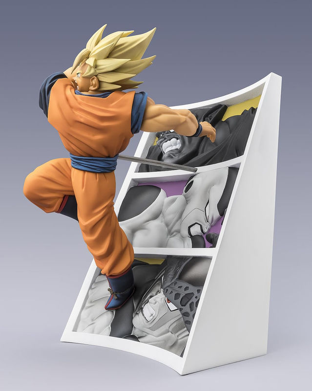 TAMASHII NATIONS Figuarts ZERO Dragon Ball Z Super Saiyan Son Goku Battle Trail Anime-Figur, Multicolor, Höhe: 22 cm - Bild 2
